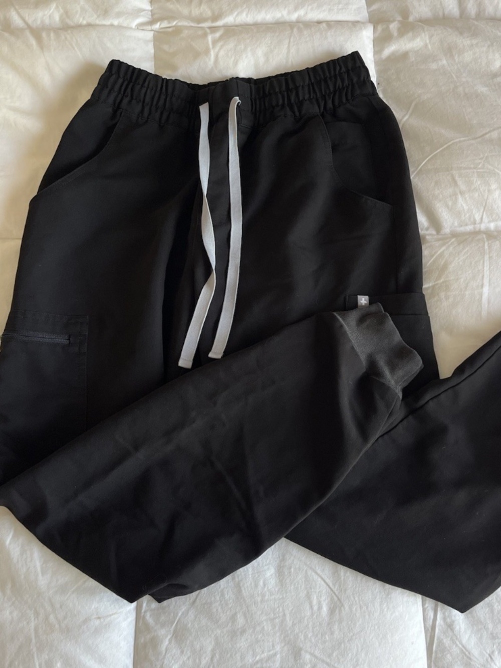 Figs Technical Collection Zamora Joggers Black Size Small Womens